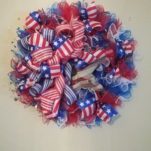 Handmade patriotic WREATH